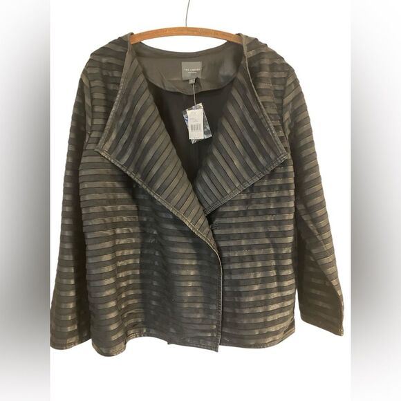 The Limited Jackets & Blazers - The Limited New with Tags Jacket Size 2X Fall Textured Maximalist Neutral